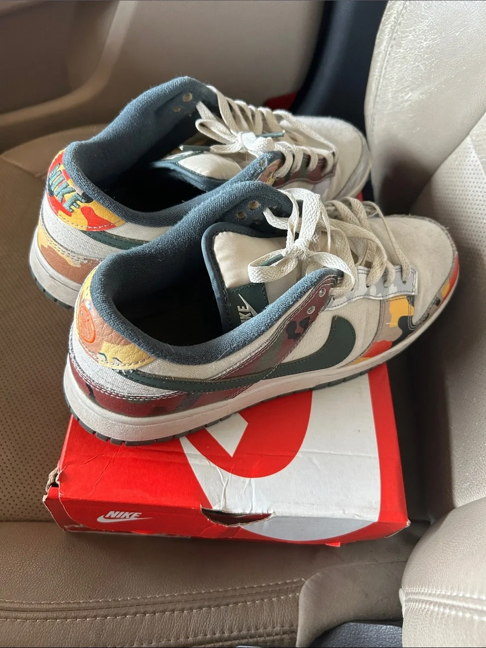 Nike Camo Dunks size 10